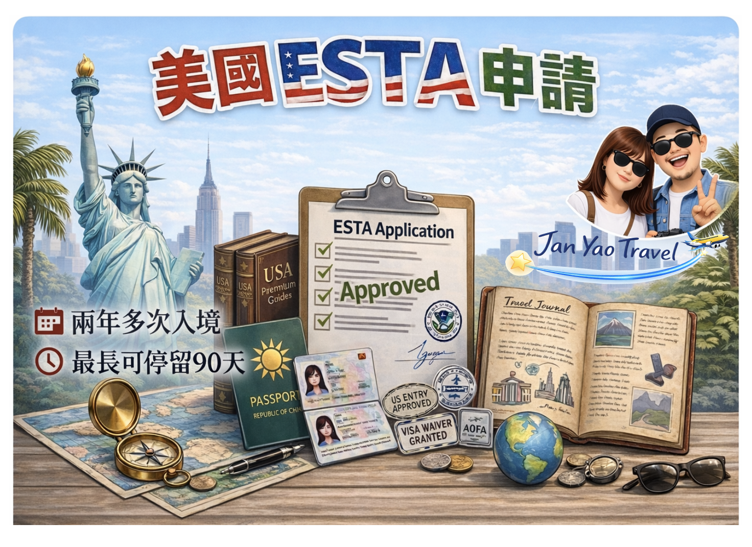 🛂 第一次去美國必看！ 2026 ESTA 申請流程、費用與注意事項一次看懂